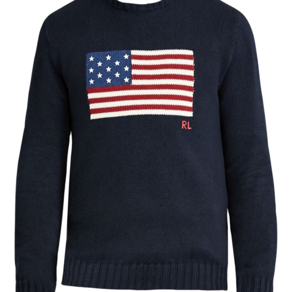 Ralph Lauren Navy USA Sweater